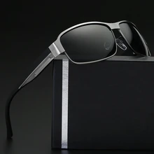 Мужские солнцезащитные очки, поляризационные, солнцезащитные очки, очки для вождения, мужские винтажные очки, фирменный дизайн, lunette de soleil, зеркальные, UV400