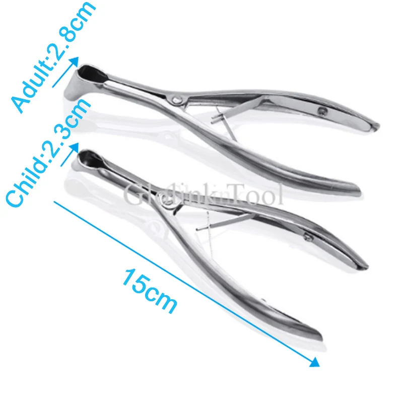 Nose Ear Dilator Nose Mirror Ear Canal Dilator Stainless Steel Speculum Nostril Nose Pliers Nasal Dilator