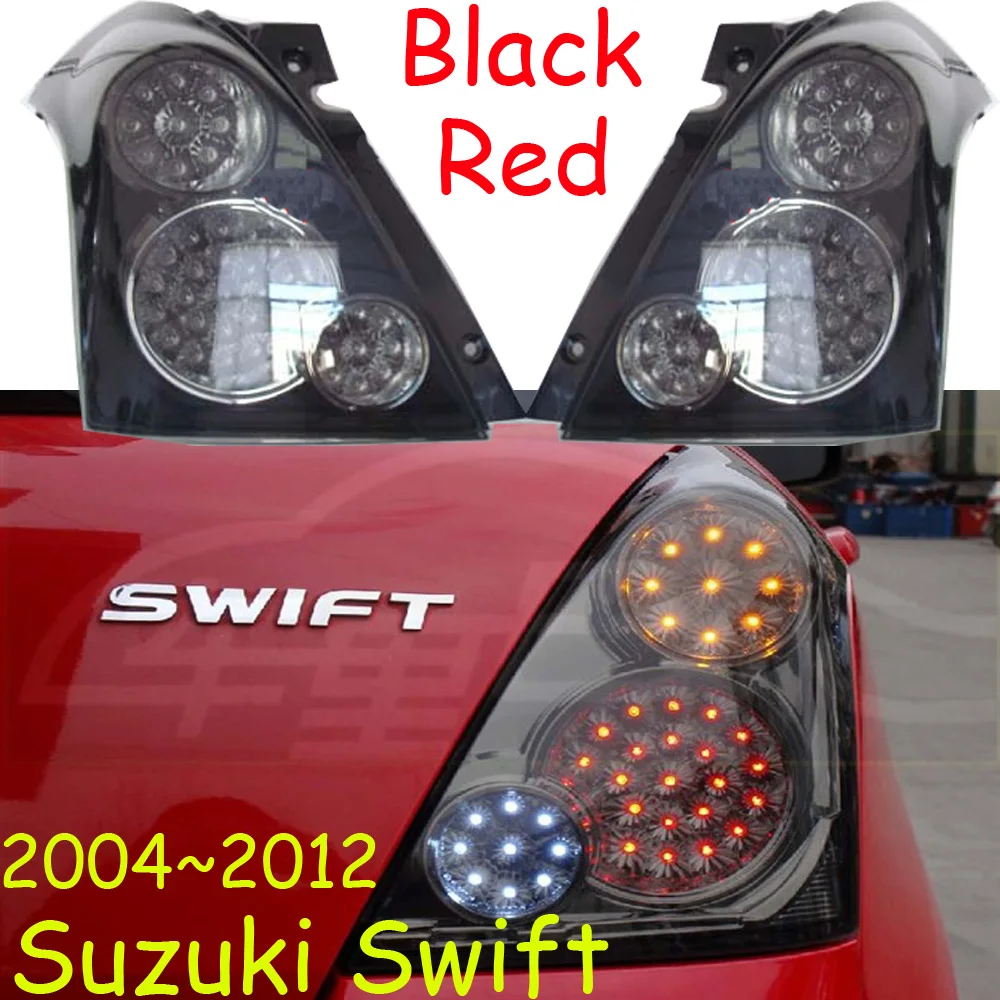 2 шт. автомобильный Стайлинг для Suzuki Swift задние фонари светодиодный 2004~ 2012 год swift Задний фонарь задний фонарь drl+ сигнал+ тормоз+ обратный