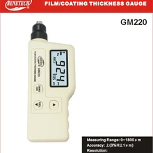 Высокое качество GM220 измерения значение и статус пленочного покрытия Толщина Датчик Смарт Сенсор цифровой Толщина метр тестер
