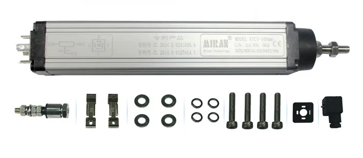 KTC1 серия 110 мм Измерительный диапазон сопротивления линейка Тяговый стержень тип линейного смещения сенсор