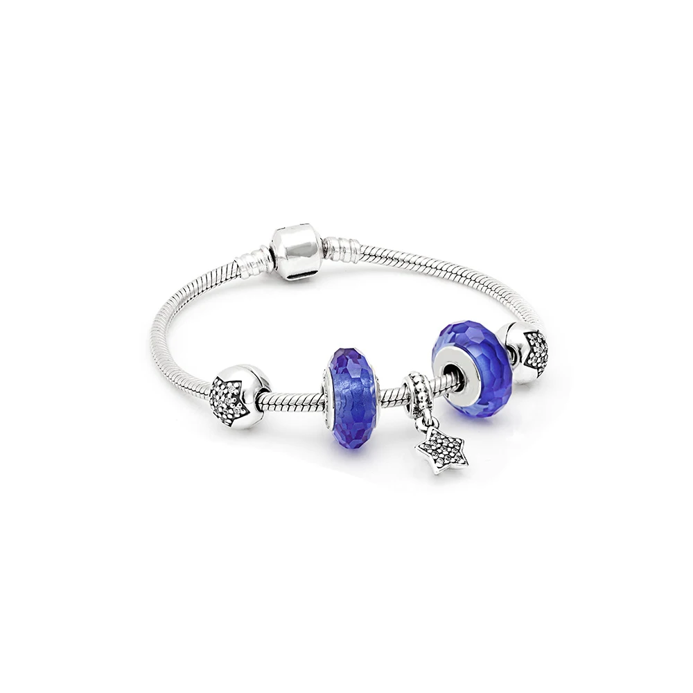 

NEW New Arrival 100% 925 Sterling Silver Bracelet For Women With Heart Safety Chain ,Ice Charms Beads Fashion Jewelry Original
