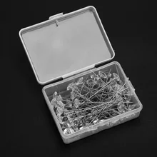 50 шт./кор. VODOOL горный хрусталь сплав шпильки DIY ручная швейная прямая фурнитура крепления инструменты для игл горный хрусталь шпилька