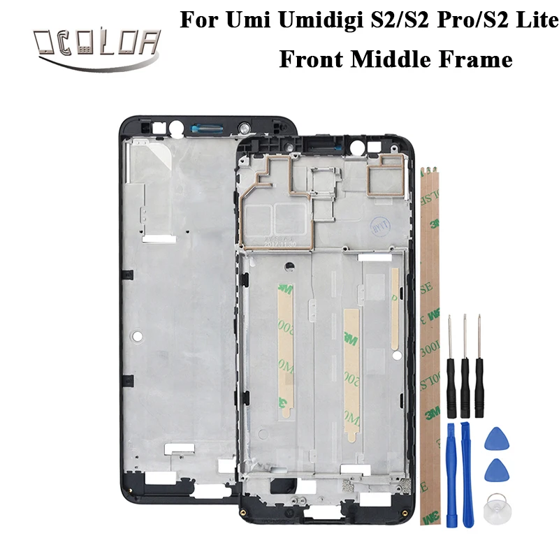 Ocolor для UMI umidigi S2 Pro Lite спереди средний каркас телефон Корпус чехол передней раме с