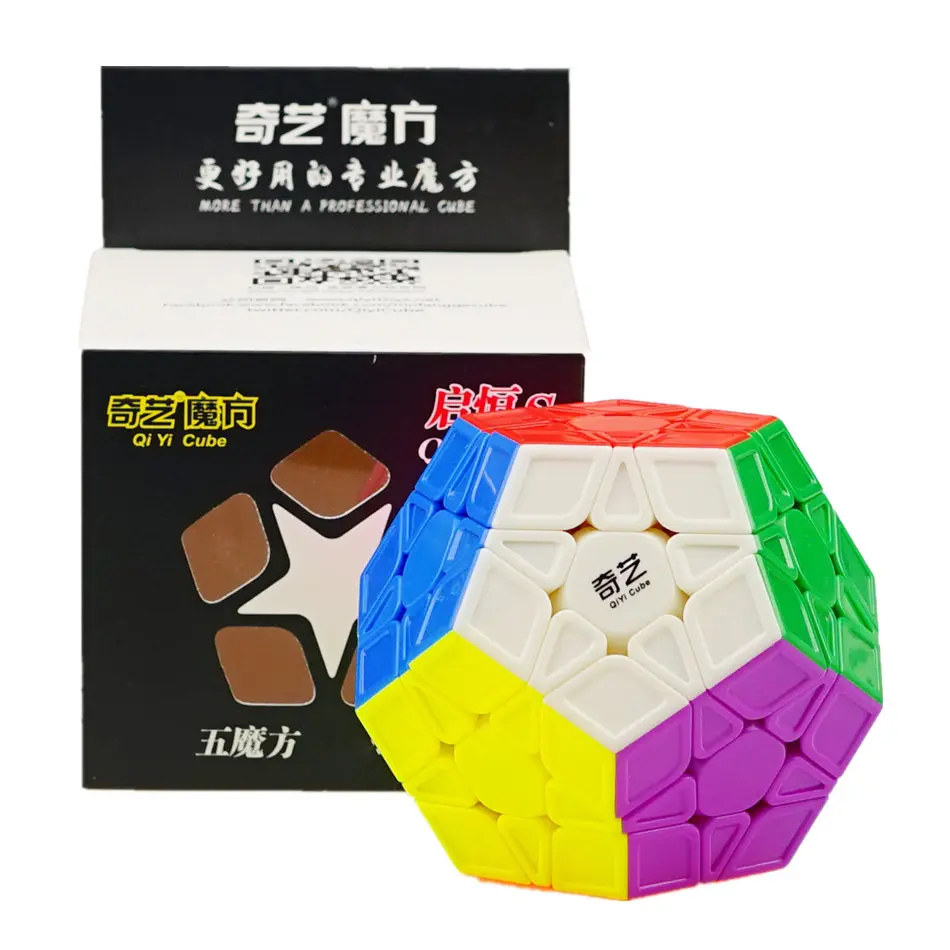 

Qiyi 3x3 Megaminx Magic Cube Engraving version Qiyi Qiheng S 3x3 Megaminx Magic Cube Professional Puzzle Toys For Children Gift