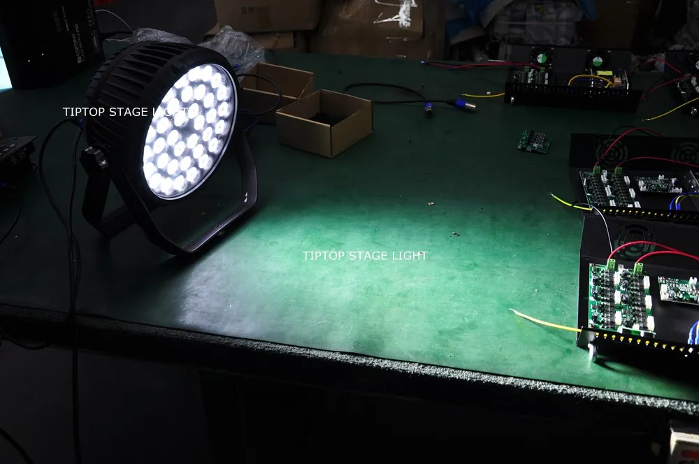 Boa Qualidade 36x8 w Silencioso Plano Led Light Par Rgbw Arruela Cor Interior Ip20 Classificação Super Brilhante 4 e 8 Canais Dmx 288 w ce Rohs 23 led par light