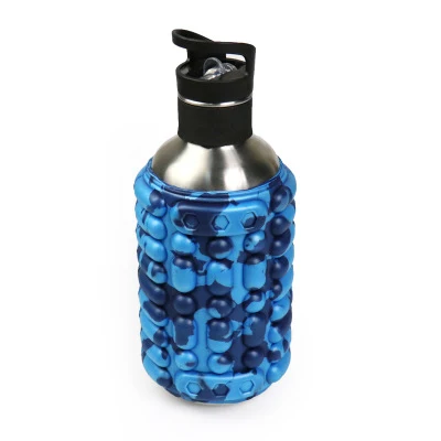 

Travel Yoga Accessories Massage Foam Roller Water Bottle