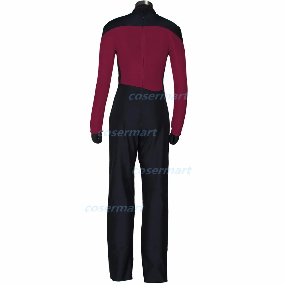 Star Trek Jumpsuit Cosplay Costume Red Blue Yellow Halloween Uniform For Women Men (11)