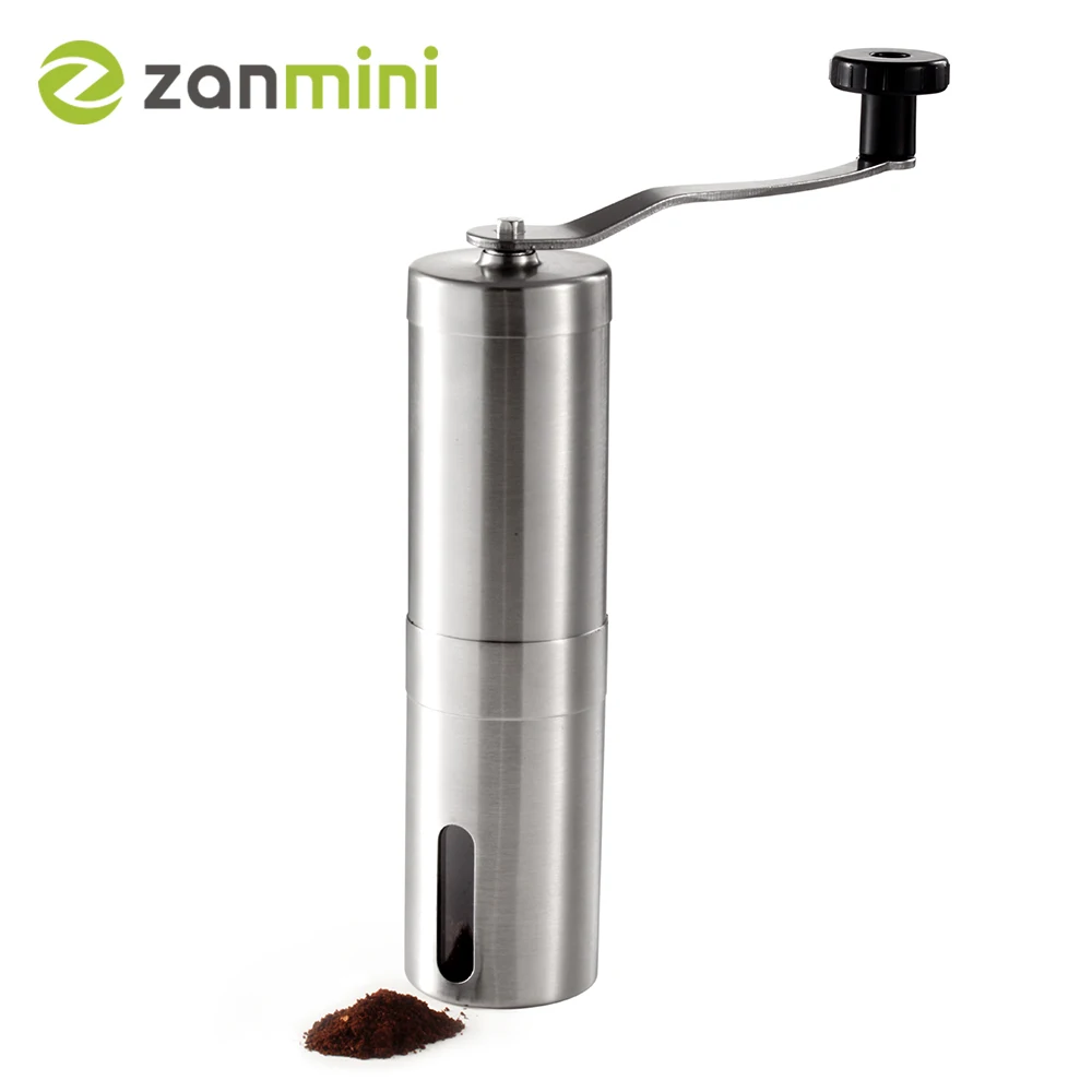 Zanmini Manual Coffee Grinder Stainless Steel Portable Coffee Mill