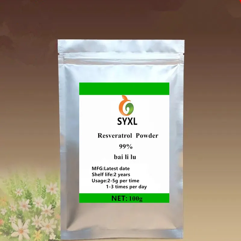 

Resveratrol 100% Powder Polygonum cuspidatum extract Best Anti Aging and Antioxidant Support Aging,Anti Wrinkle,