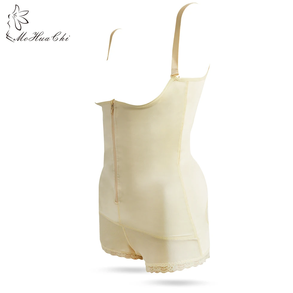 MoHuaChi Women Corsets And Bustiers With Zipper Corset Plus Size