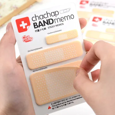 Memo Pad Band-aid Design Note Paper Diary Notes Bookmarker Scrapbook 