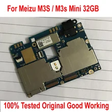 Оригинальная протестированная материнская плата для Meizu Meilan 3s M3s Mini 32 Гб основная плата платы плата за карты электронная панель гибкий кабель