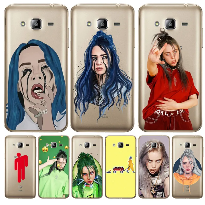 

Luxury Billie eilish For Samsung Galaxy J3 J4 J5 J6 J7 J8 Plus 2016 2017 2018 J2 Prime phone Case Cover Coque Etui funda Capinha