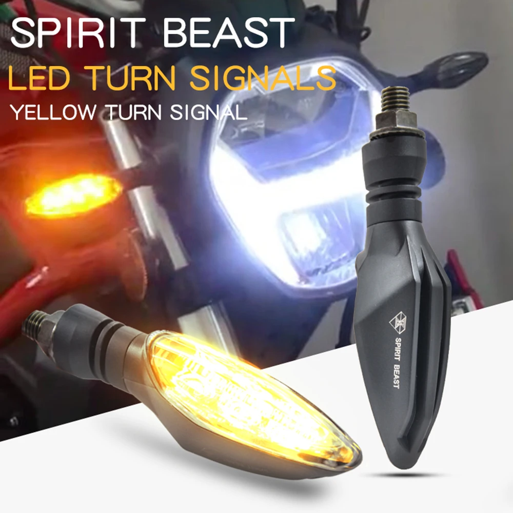 

SPIRIT BEAST Motorcycle Turn Signal Lamp Flasher for harley softail bobber nmax msx125 honda shadow cb650f triumph tiger 800 BMW
