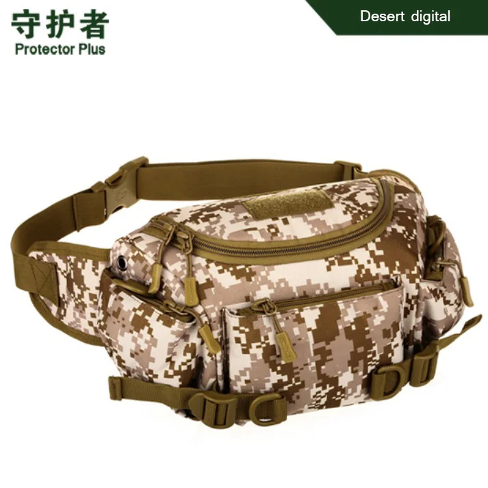 Desert digital Военная Водонепроницаемая Мужская Хип-ремень забавная сумка на пояс Повседневная мужская дорожная диагональная упаковка Мужская нейлоновая сумка лучший рюкзак голограмма - Цвет: Desert digital