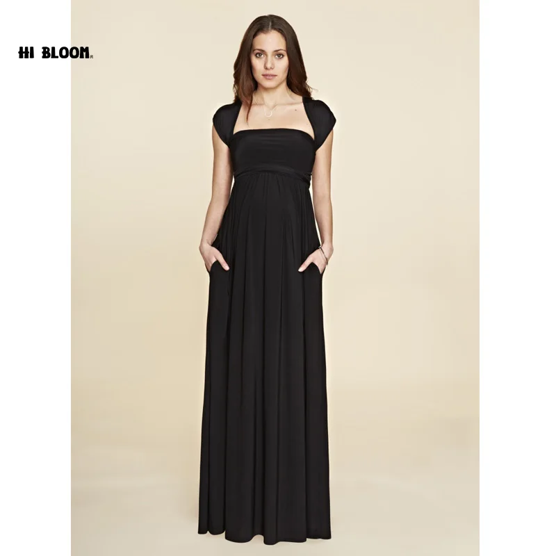

Maternity Clothes Sashes Maternity Dress Elegant Evening Party Dress For Pregnancy Long Evening Gowns Office Lady Vestido