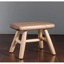 Твердые деревянные детские табуреты детская мебель 30*18*22 см черный орех скамейка безопасности Османская Горячая Новинка высокого класса скандинавские дети табурет