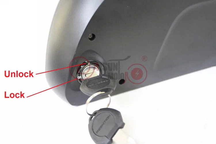 Cheap 48V 17.5AH TIGER SHARK Electric Bike Down Tube Lithium Battery 3.7V 18650 Cell With BMS+2A or 5A Charger+USB For Mobile Charging 1