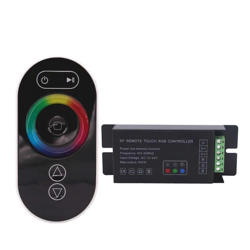 DC 12 24 V 18A сенсорный светодиодный RGB контроль ador RF remoto inalambrico para SMD 5050 3528 2835 tira de luz