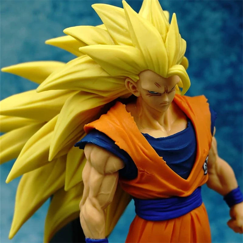 

1pc/lot Son Goku Action Figures 14 Gokou's Styles PVC Super Saiyan 3 Collection Model Toy Doll Figuras DBZ Dragon Ball Figures