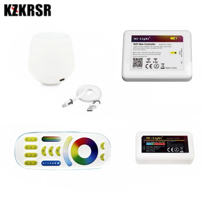 

Mi Light 2.4G Wireless LED Controller RF Dimmer Remote Control Wifi ibox iOS Android APP for RGB /RGBW/WW LED Strip Lamp Bulb
