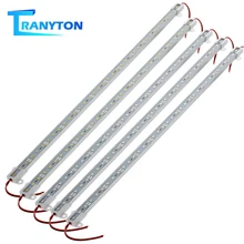 Светодиодный светильник для бара DC12V 50 см, высокая яркость 5630 RGB, жесткая полоса, светильник s IP68, водонепроницаемый, уличный, светодиодный, люминесцентная трубка, 5 шт./лот