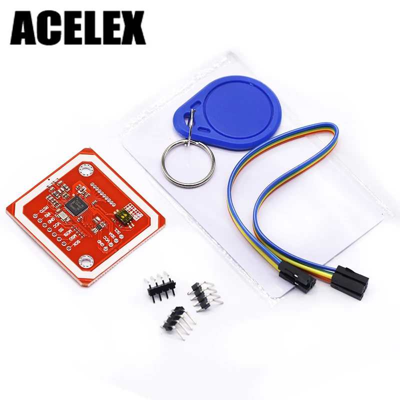 

1Set PN532 NFC RFID Wireless Module V3 User Kits Reader Writer Mode IC S50 Card PCB Attenna I2C IIC SPI HSU For Arduino