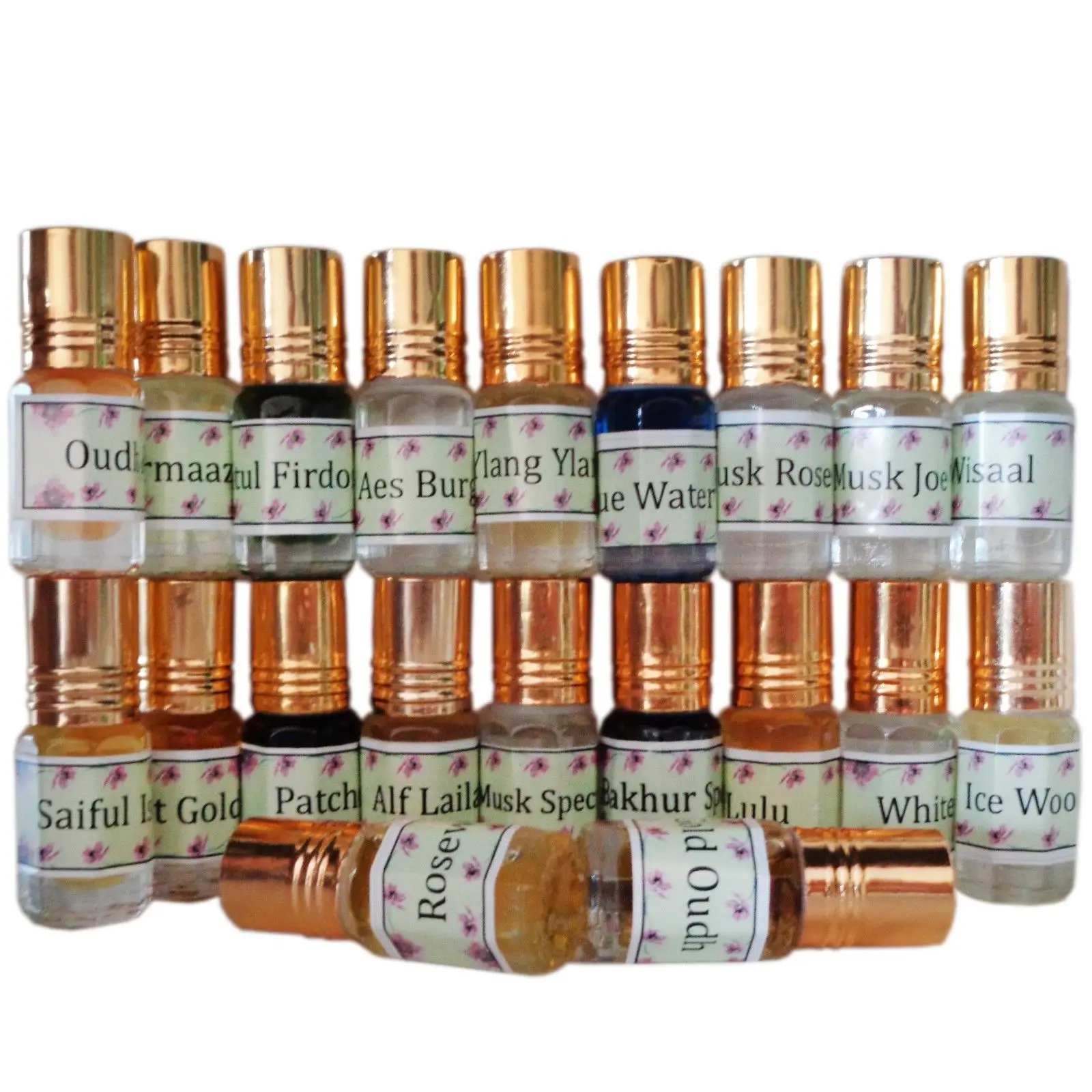 Árabe Indiano Occidental Attar Óleo 3 ml Álcool Livre Comprar Obter 2 Grátis! Navio Cpo