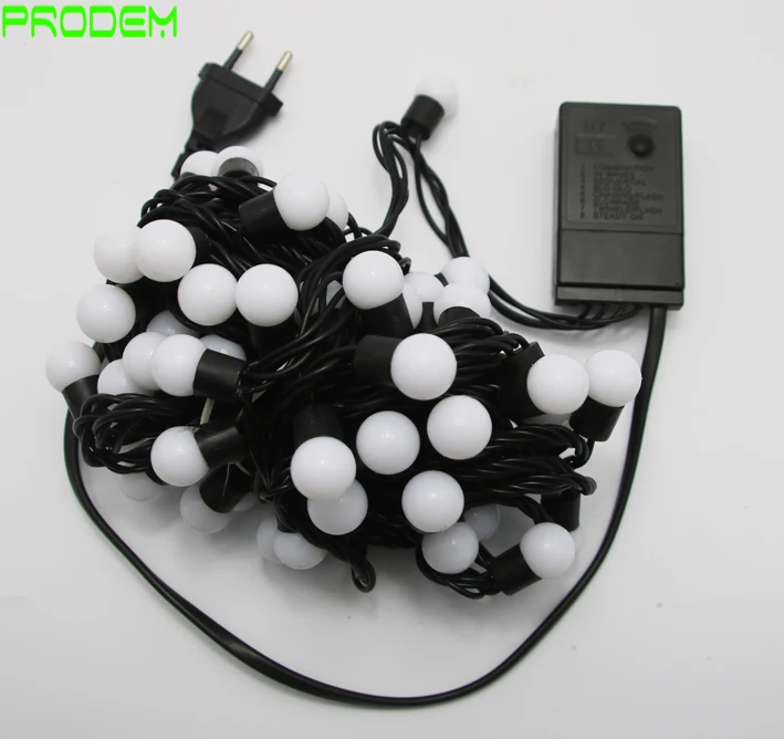 

PRODEM brand 10+1 meters led string light 72 mini bulbs colorful led christmas light for holiday waterproof EU plug 220V 230V
