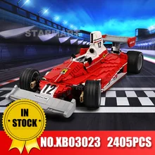 Xingbao 03023 Technic красные силовые гонки автомобиль набор строительных блоков кирпичи развивающие игрушки в качестве рождественского подарка для детей