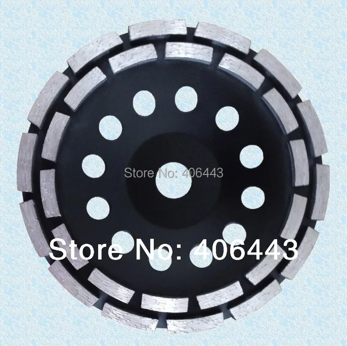 9" Double Row Diamond Cup Grinding Wheels for Angle Grinder for