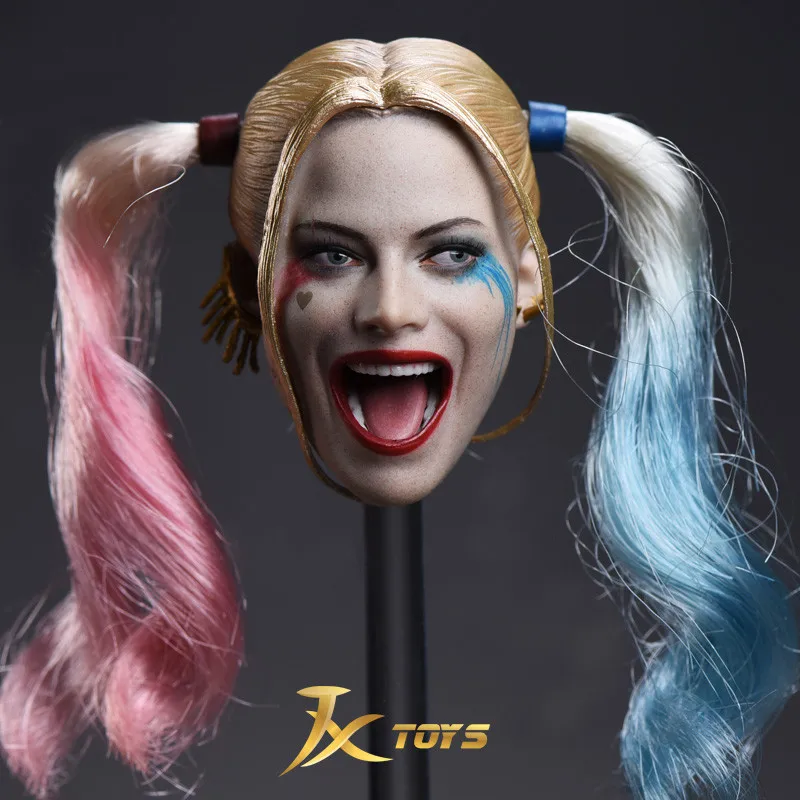JXTOYS 1/6 весы JX-012 женский джокер Квинн голову лепить модель для Фигурки игрушки |
