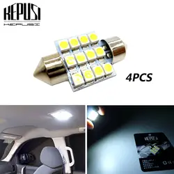 4X автомобиля светодиодный свет C5W гирлянда 3528smd 31mm авто чтения света карта номерных знаков лампа для багажника лампочку стайлинга