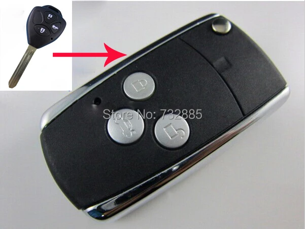 Camry Reiz Corolla RVA4 Modified Key Shell 2 3 Buttons (14).jpg