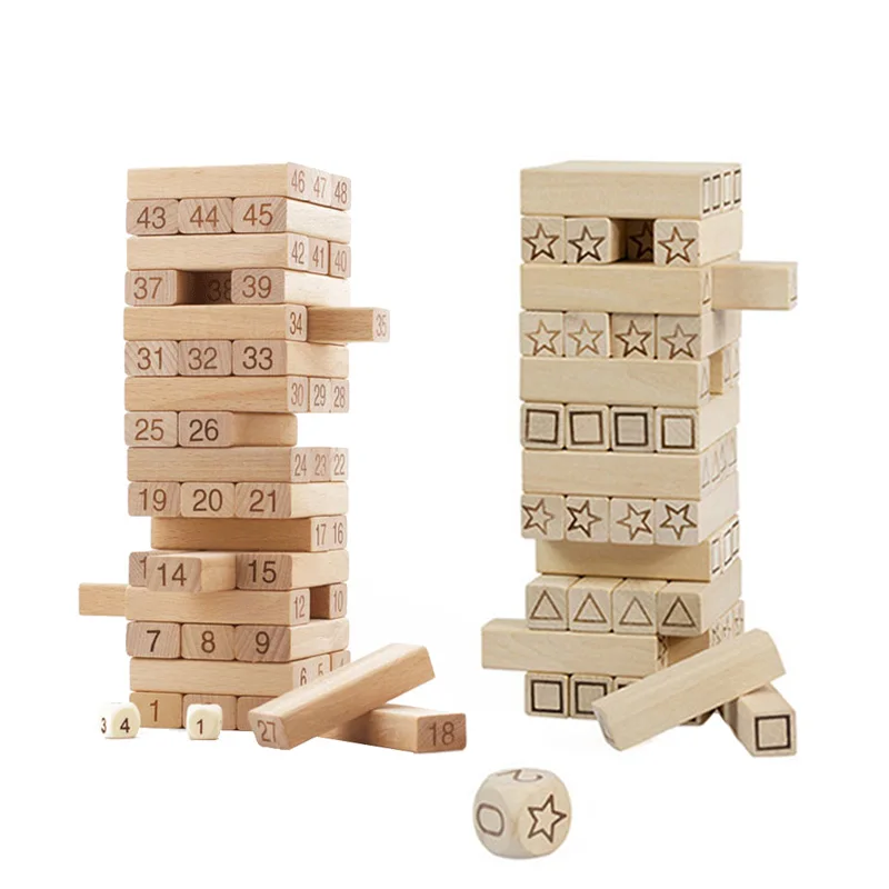 Wood Toy Domino Stacker Figure Blocks Game Healthy Funny Children's Toy Draw Block with Dice for Whole Family Playing Together blocks-wooden-toys : image Wood Toy Domino Stacker Figure Blocks Game Healthy Funny Children's Toy Draw Block with Dice for Whole Family Playing Together blocks-wooden-toys