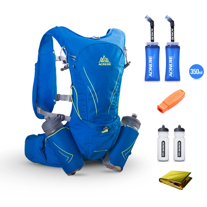 AONIJIE C929 легкий гидратационный рюкзак, сумка для 3л водяного пузыря для походов, кемпинга, бега, марафона, гонок, спорта - Цвет: C929-Set C