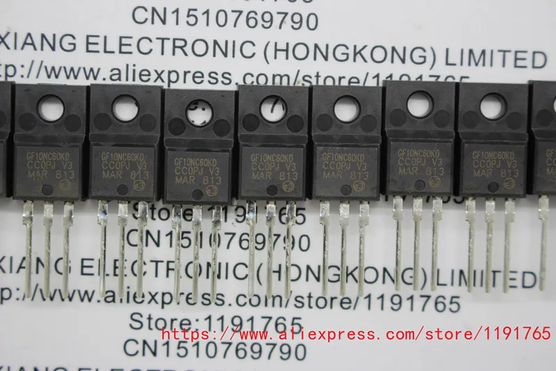 

Free shipping GF10NC60KD STGF10NC60KD 10pcs/lot 100%NEW and ORIGINAL