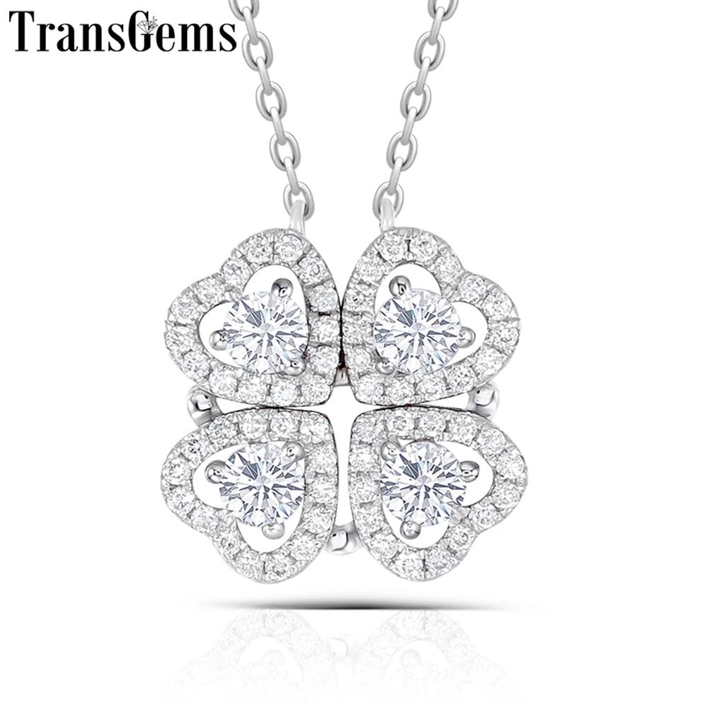 moissanite pendant necklace 1)