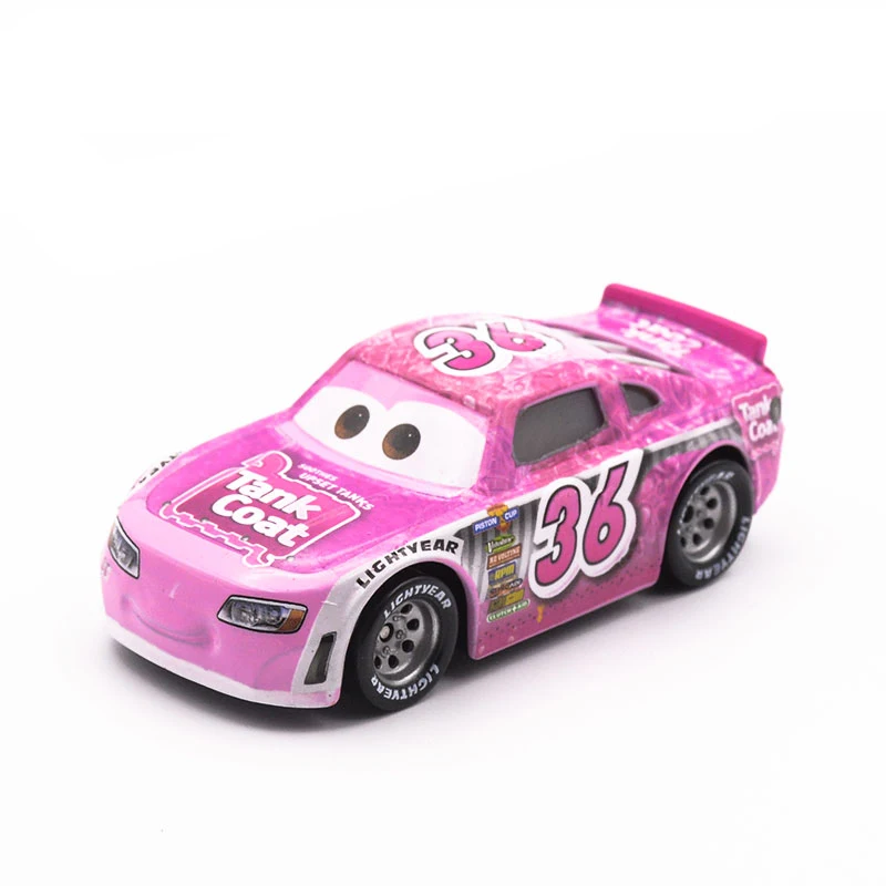 Metal Alloy 1:55 Disney Pixar Cars 2 3 Lightning McQueen HTB The Kings Ramirez Dinoco Jackson Mack Uncle Truck Toy Vehicle Gifts 18