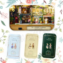 Миниатюрный Кукольный дом Прованса вилла DIY унисекс деревянный кукольный домик с мебели ремесла игрушки для подростков модель строительные наборы