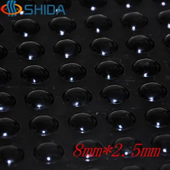 

Free Shipping Black Anti Slip Silicone Rubber Plastic Bumper Damper 500 Pcs/lot 8mm x 2.5mm Self Adhesive Silicone Feet Pads
