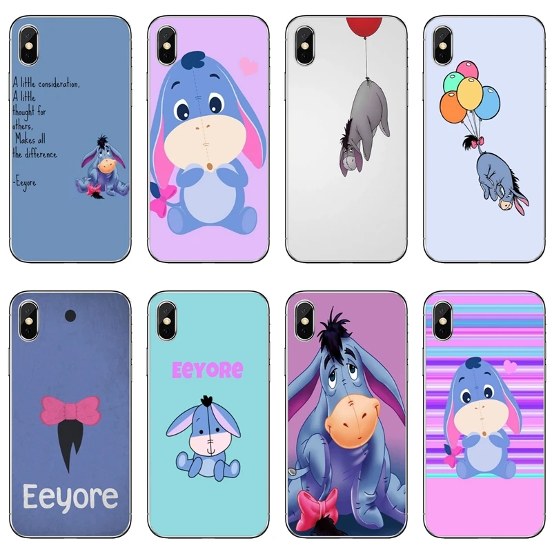 

cute Baby Eeyore Eeyore Donkey For Nokia 2.1 3 3.1 5 5.1 6 7 plus 8 9 LG G5 G6 G7 Q6 Q7 Q8 V30 2017 2018 Soft phone cover case