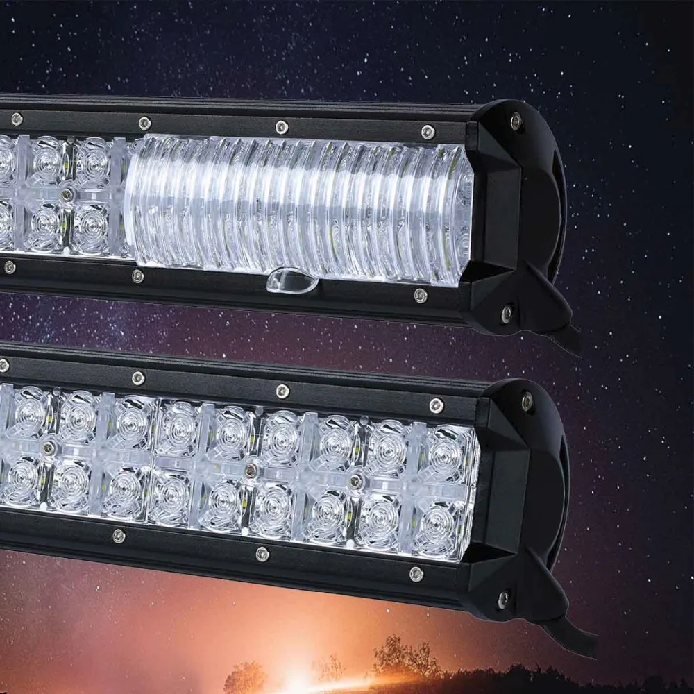 Weketory 7D 12 светодиодный DRL 23 дюймов 240 Вт рабочий свет бар для трактора внедорожный