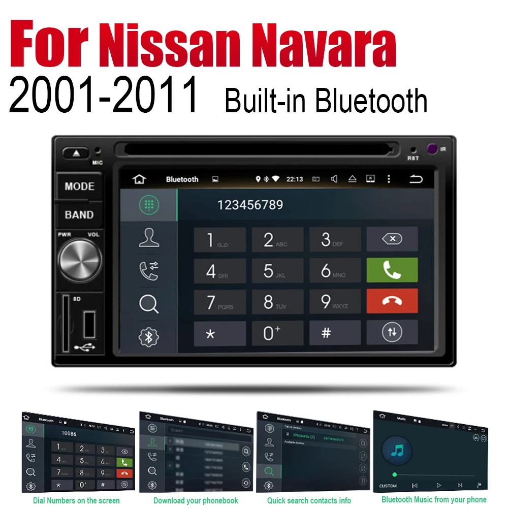 Android автомобильный DVD GPS Navi для Nissan Navara 2001 ~ 2011 плеер навигация WiFi Bluetooth Mulitmedia