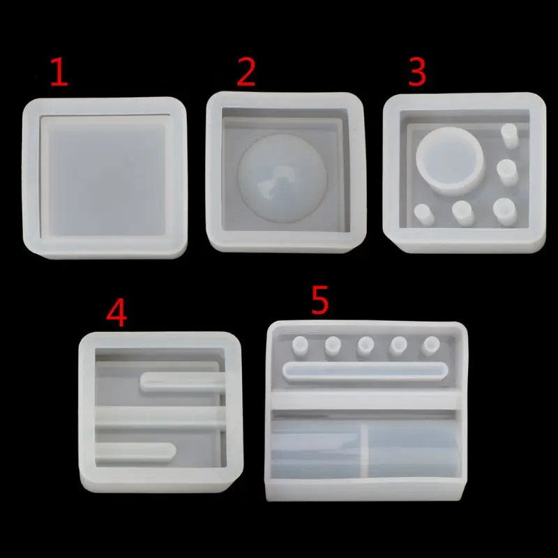 

Silicone Mold Card Storage Pen Holder Ashtray Epoxy Resin Mold Jewelry Making