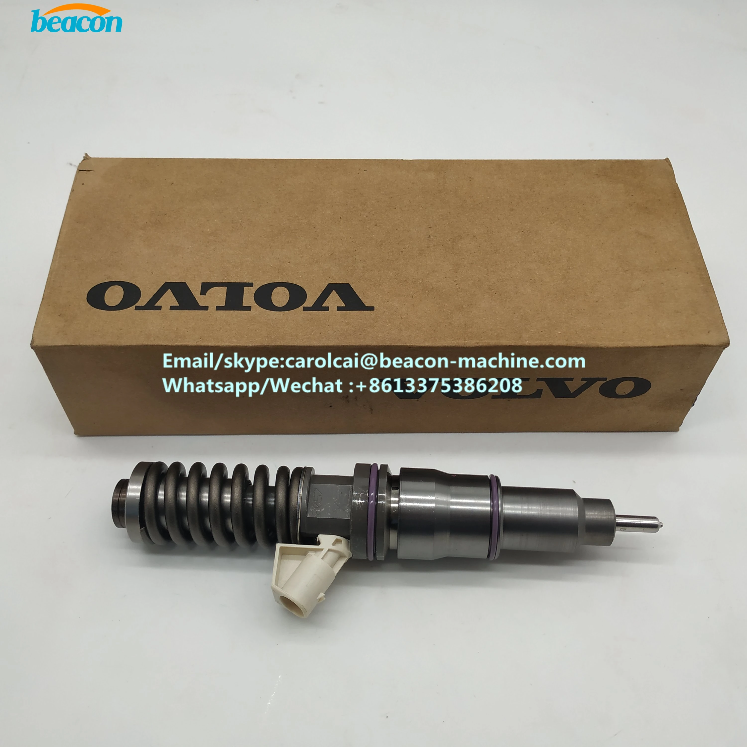 

GENUINE 2pin 20440388 Excavator Parts Diesel Fuel Injector For Volvo Truck BEBE4C01101