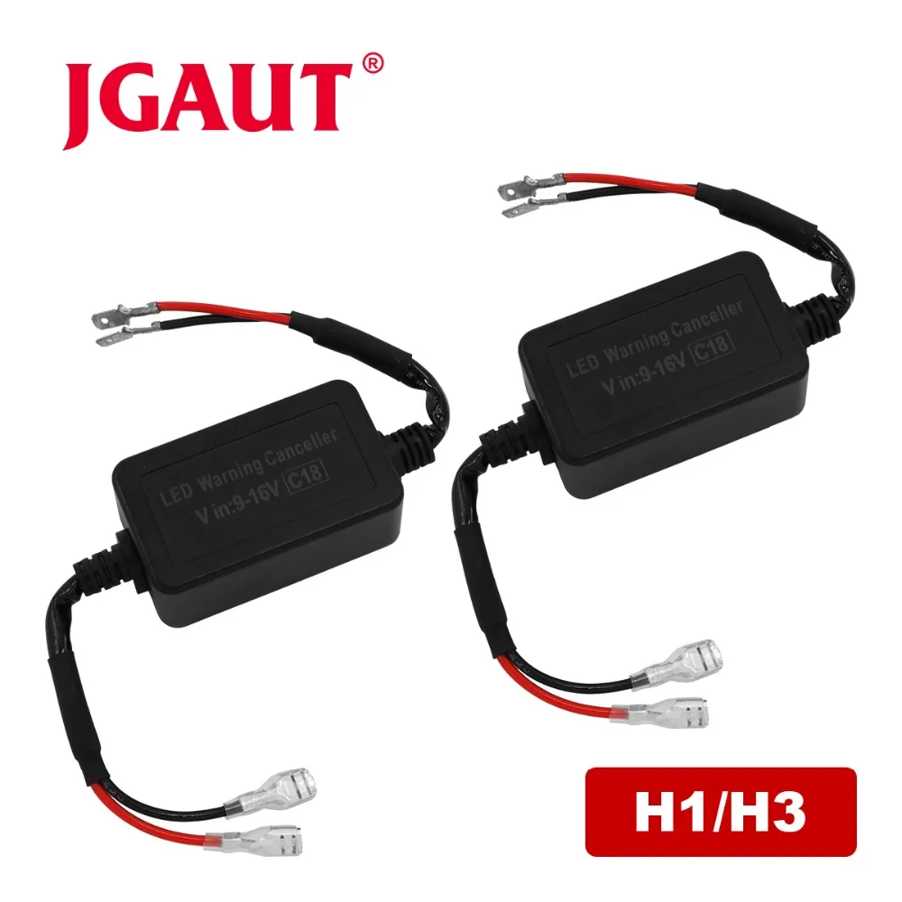 

JGAUT C18 H4 H7 H8 H11 H13 HB3(9005) 9006 Decoder Canbus Wiring Harness Adapter LED Car Headlight Bulb Auto Headlamp Fog Light