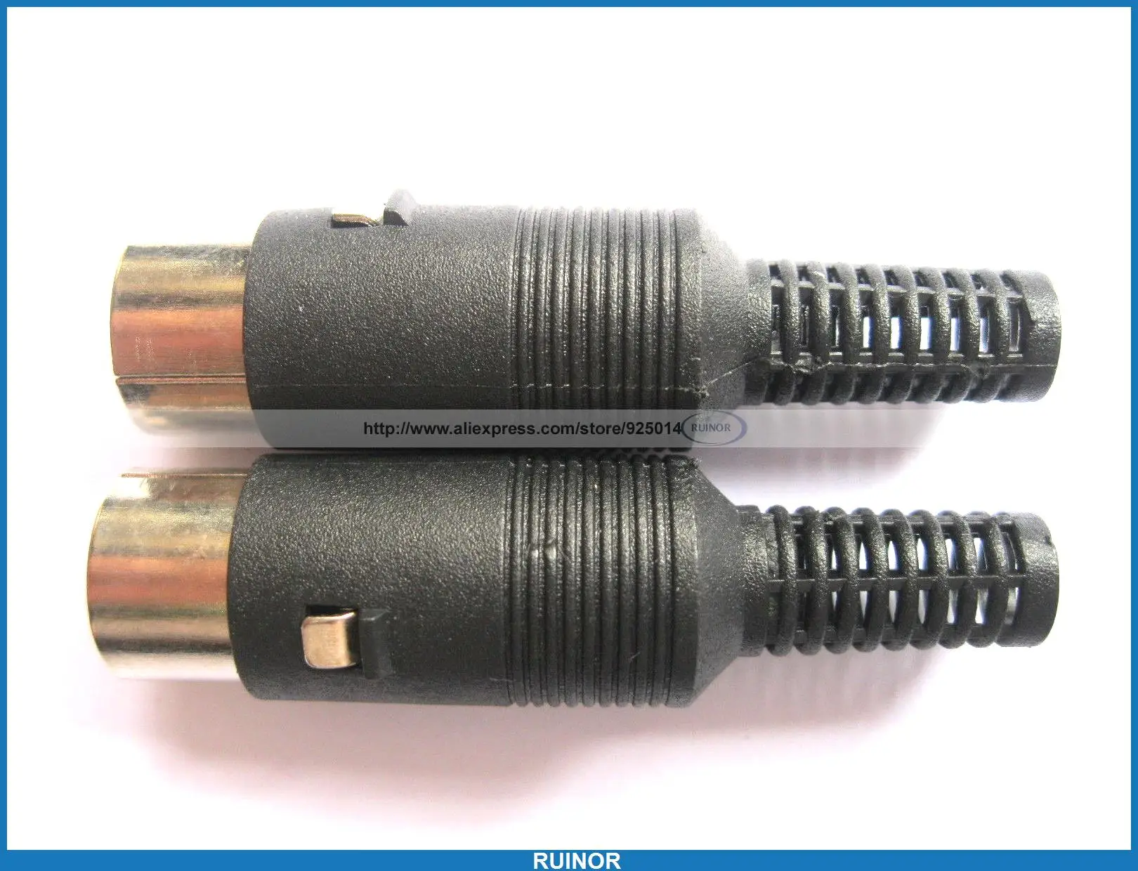

80 Pcs DIN Plug Connector 8 Pin with Plastic Handle