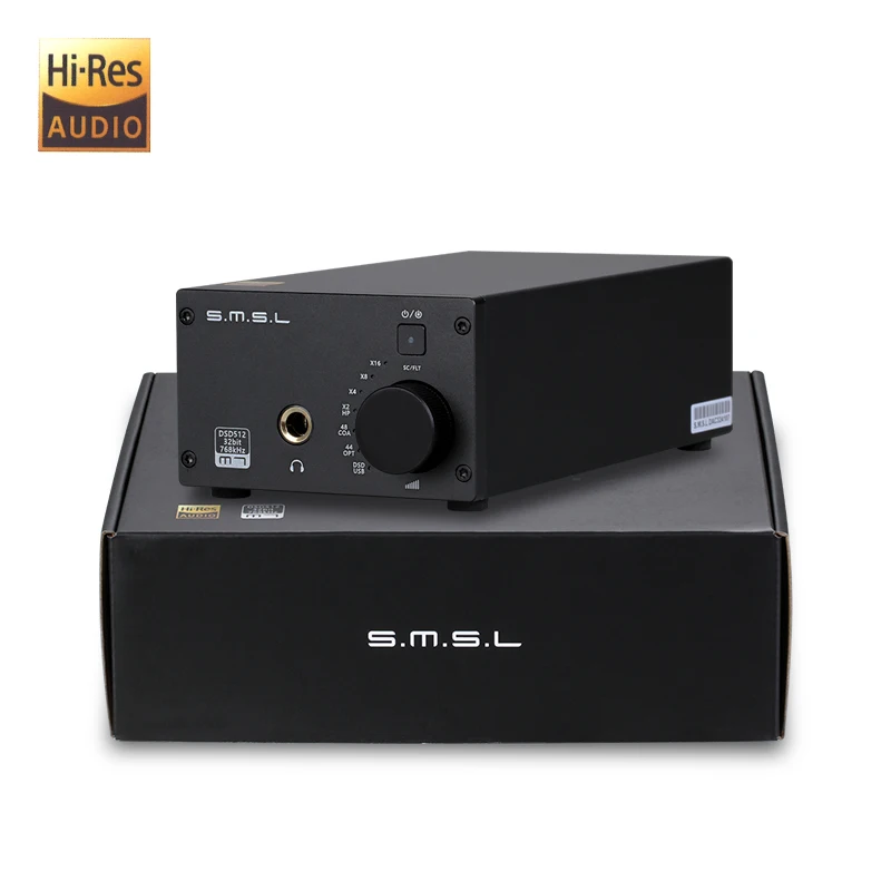 NEW SMSL M7 AK4452 * 2 32Bit/768KHz DSD512 Hifi Audio USB DAC with Headphone Amplifier XMOS LM4562 TPA120A2